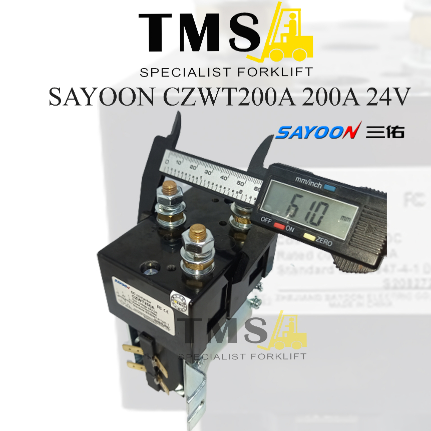 DC Contactor Sayoon DC182 CZWT200A 200A 24V ZJWT200 - Gambar 2