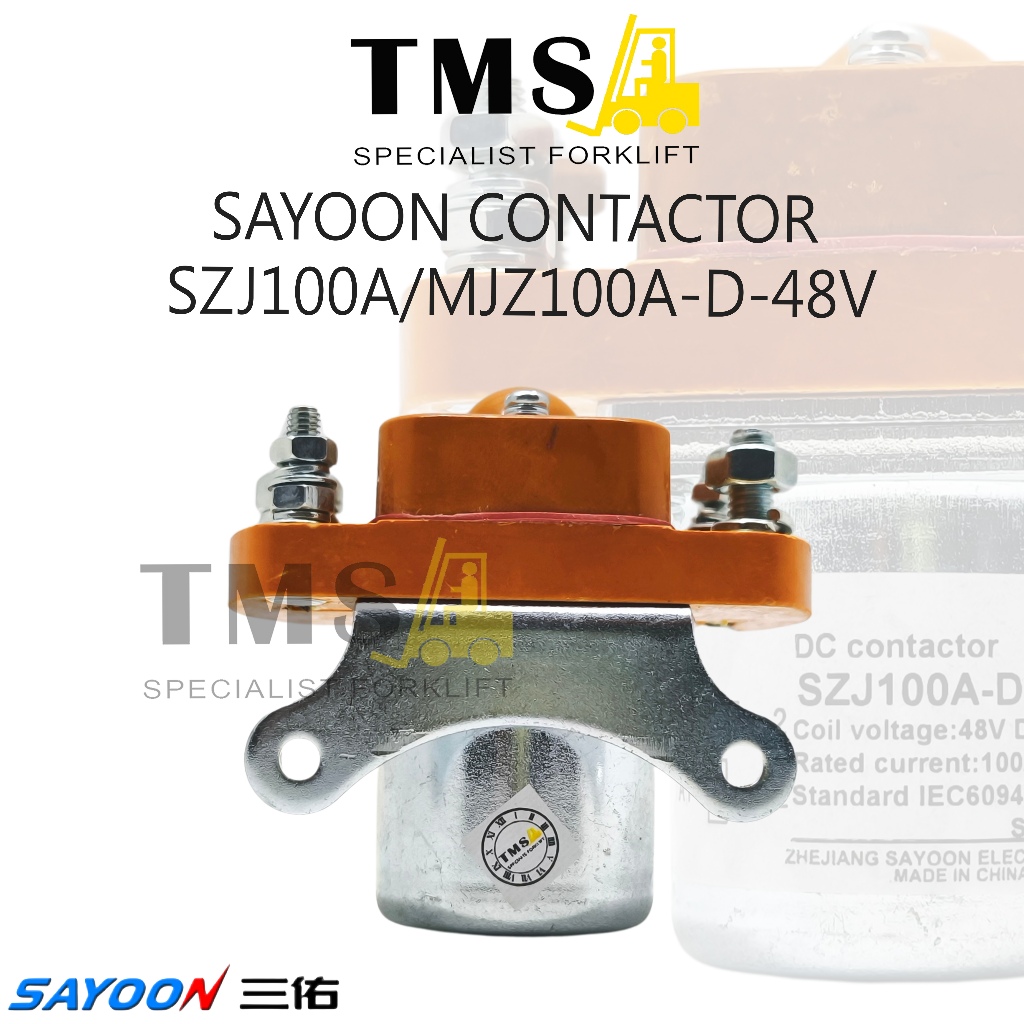 Sayoon Contactor SZJ100A MJZ100A-D 48V NO SZJ ZJ Forklift Kontaktor - Gambar 3