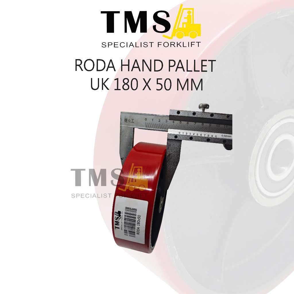 Roda Hand Pallet 180x50 Steering Wheel Heavy Duty - Gambar 5