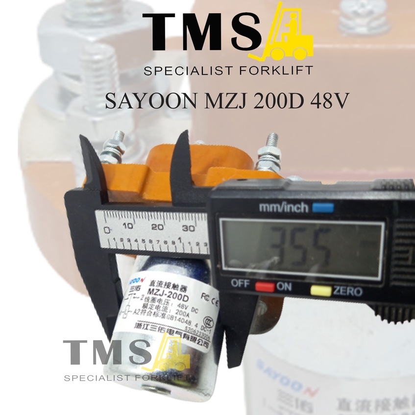 Sayoon Contactor SJZ MZJ 200D 200A 48V For Forklift Electric Selenoid - Gambar 6