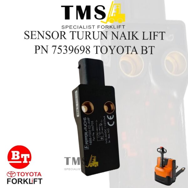 Sensor Turun Naik Lift Forklift Pallet Mover BT 7539698 Toyota Stacker LPE SWE NBB8-F33X-E2-AMP