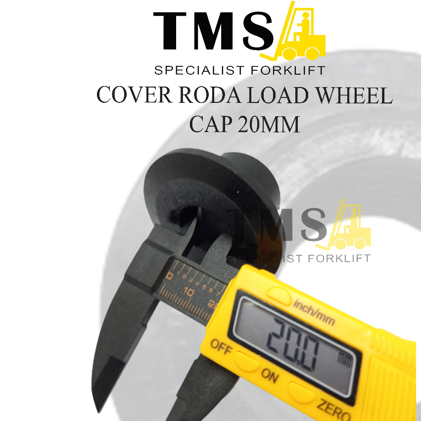 Cover Roda Load Wheel Hub Wheel Anti Dust CAP 20mm Forklift Electric - Gambar 5