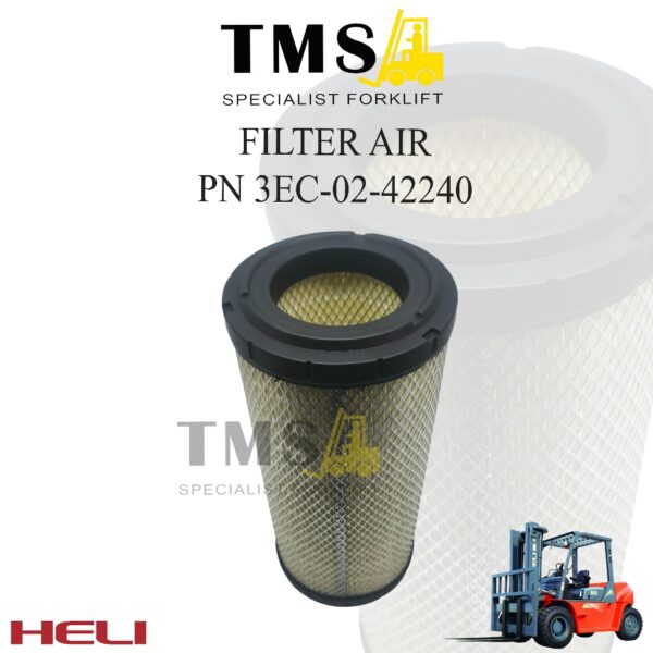 Filter Air Heli CPCD50 Part Number 3EC-02-42240 For Forklift