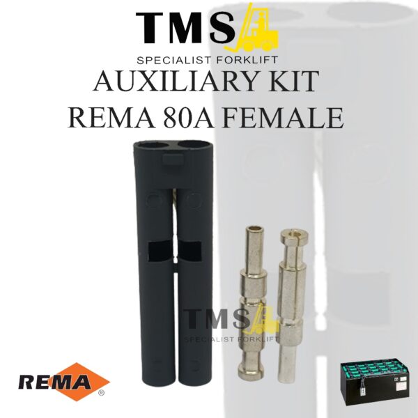 Rema Auxiliary Socket Plug Contacts Kit Female 80A Forklift Battery