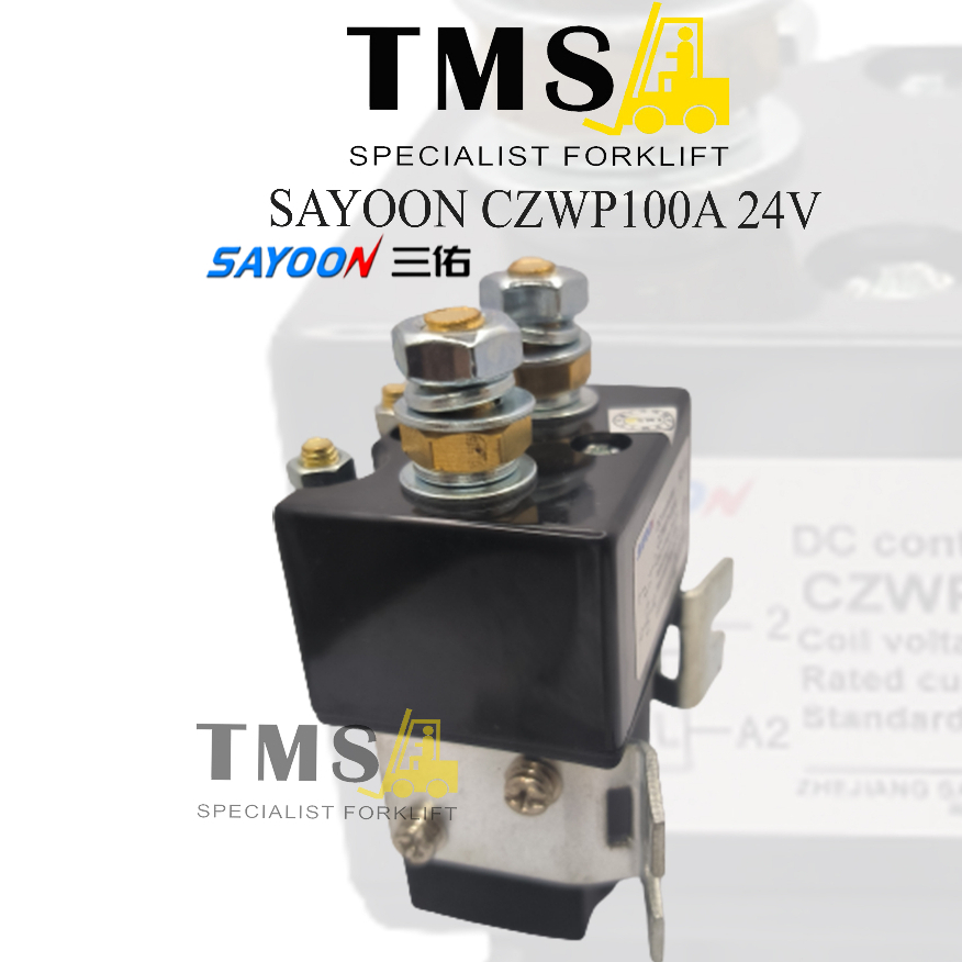 Sayoon Contactor SW80P CZWP100A 100A 24V DC kontaktor Eletric - Gambar 2