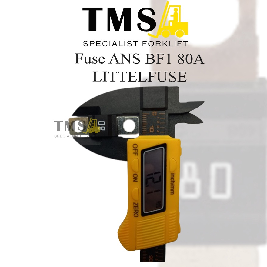 Fuse Littelfuse 80A Forklift BF1 32V Littel Fuse MIDI Forklift Eletrik - Gambar 3
