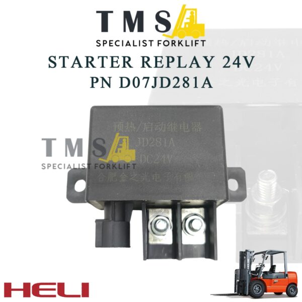 Starter Replay 24V Heli K Series CPCD50-70 24V Part Number D07JD281A
