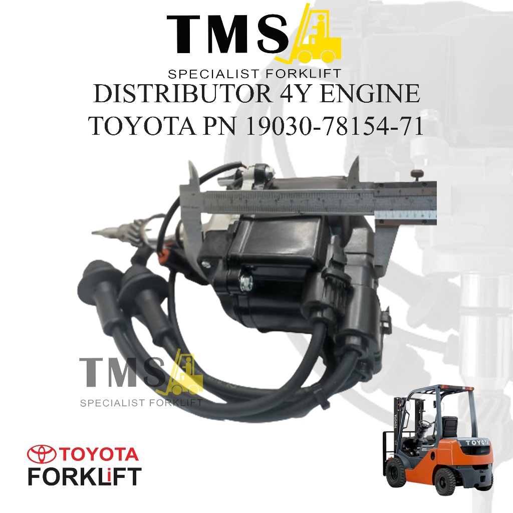 Distributor 4Y Engine 19030-78154-71 Toyota Forklift - Gambar 2