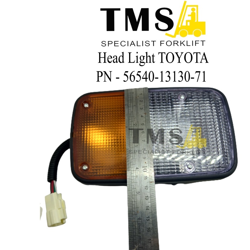 Head Light 48V PN 56540-13130-71 Lampu Forklift Toyota 7FB/8FB15-30 - Gambar 6