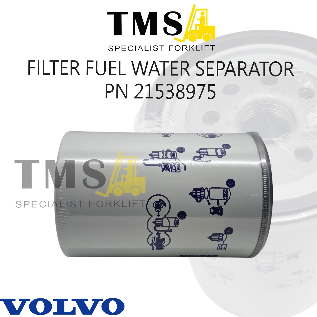 Filter Solar Water Separator Volvo Part Number 21538975 – Fuel Filter Forklift Diesel GPE - Gambar 2