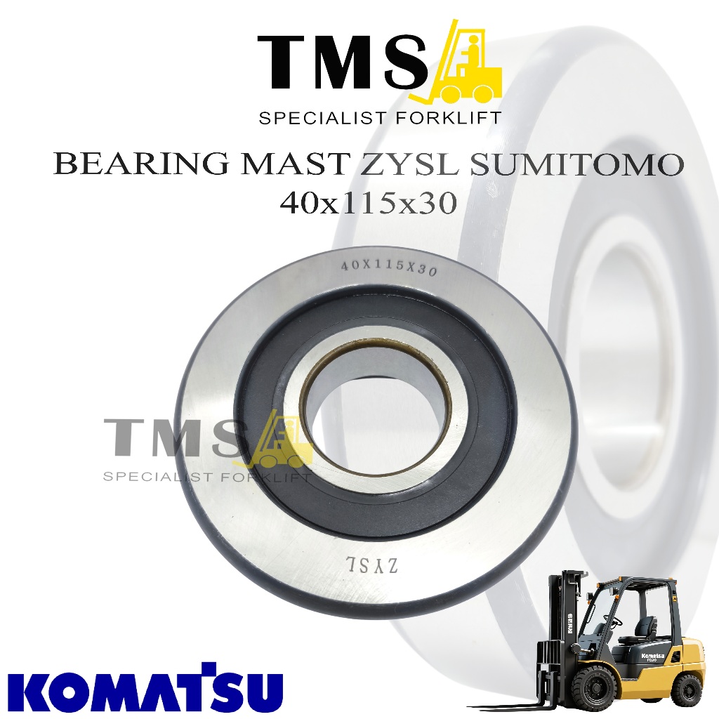 Mast Bearing Forklift 40x115x30 Forklift Komatsu FD - Gambar 2