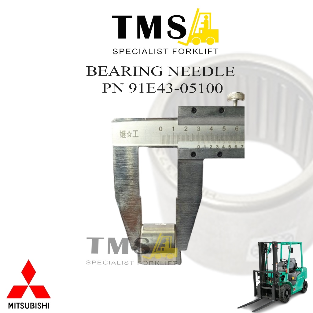 Bearing Needle 91E43-05100 Mitsubishi Forklift 91E4305100 Bearing Bambu - Gambar 5