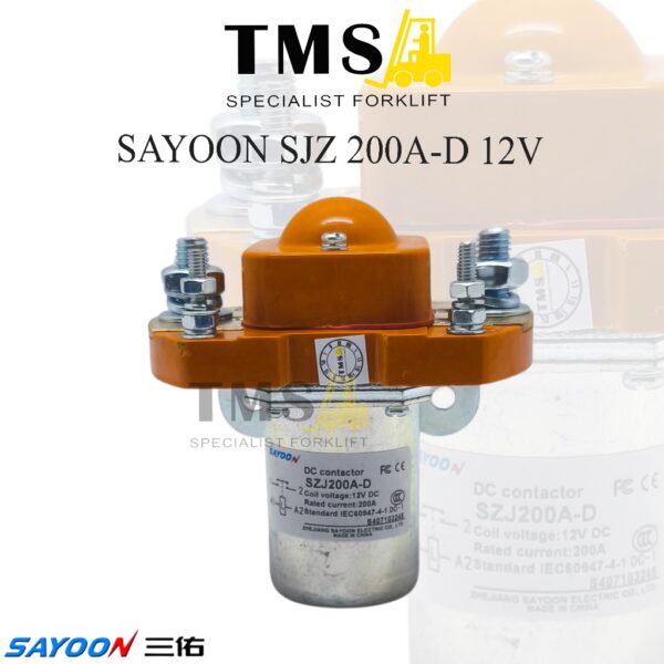 Sayoon Contactor SZJ200A-D 12V DC 200A DC Forklift Electric