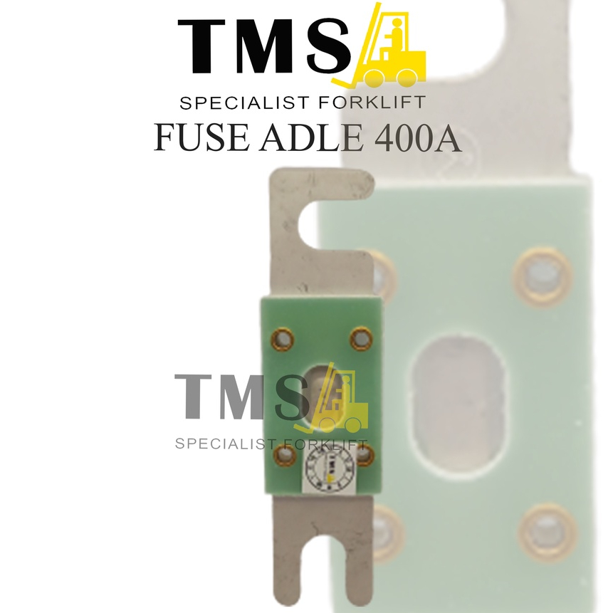 Fuse 400A Adle Glass Copper Laminated Sikring Forklift Volt Max 125V - Gambar 2