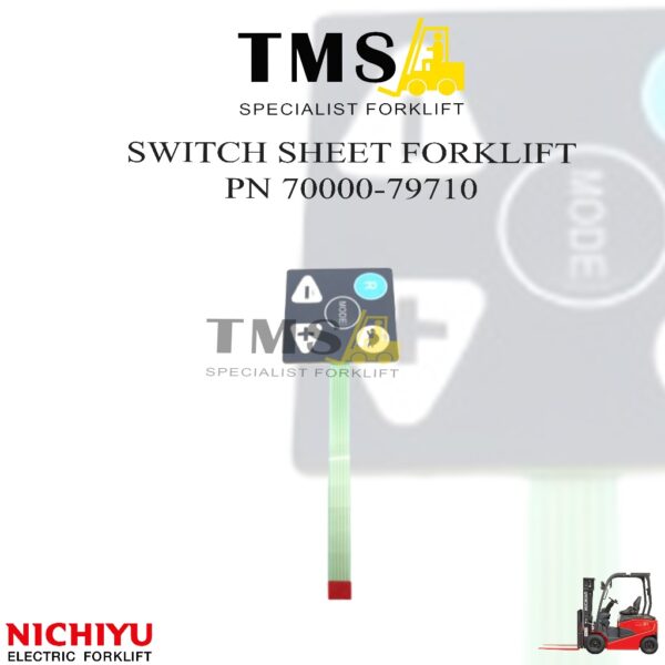 Display Keypad Gauge Button 70000-79710 Tombol Display Nichiyu Forklift FB10 F30 Forklift 1 ton Forklift 3 Ton