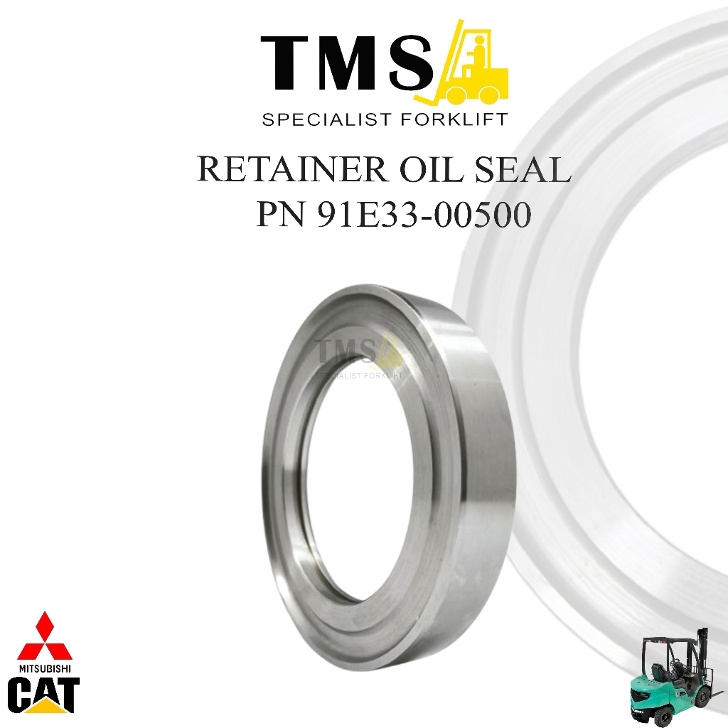 91E33-00500 Retainer OIL Seal 91E3300500 Mitsubishi Forklift CAT LIFT Truck - Gambar 5