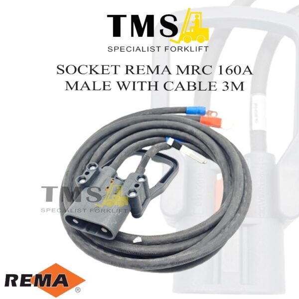 Socket Rema MRC 160A Male With Cable 3M