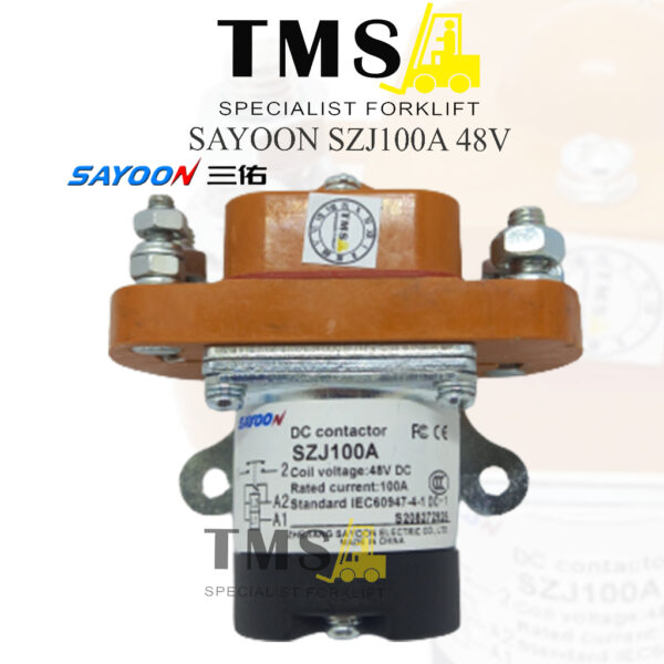 Sayoon Contactor SZJ100A MJZ100A 48V NO SZJ ZJ Forklift Kontaktor