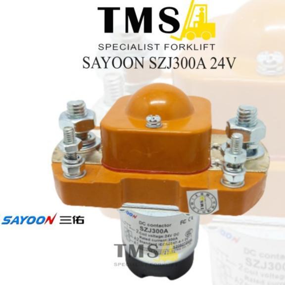 Sayoon Contactor SZJ300A MJZ300A 24V 1NO Forklift Eletric