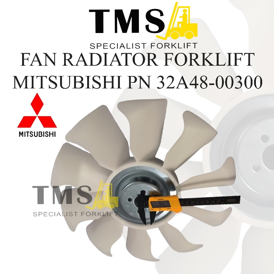 Kipas Radiator Fan 32A48-00300 Mitsubishi S4S S6S Forklift FD20-30N - Gambar 2