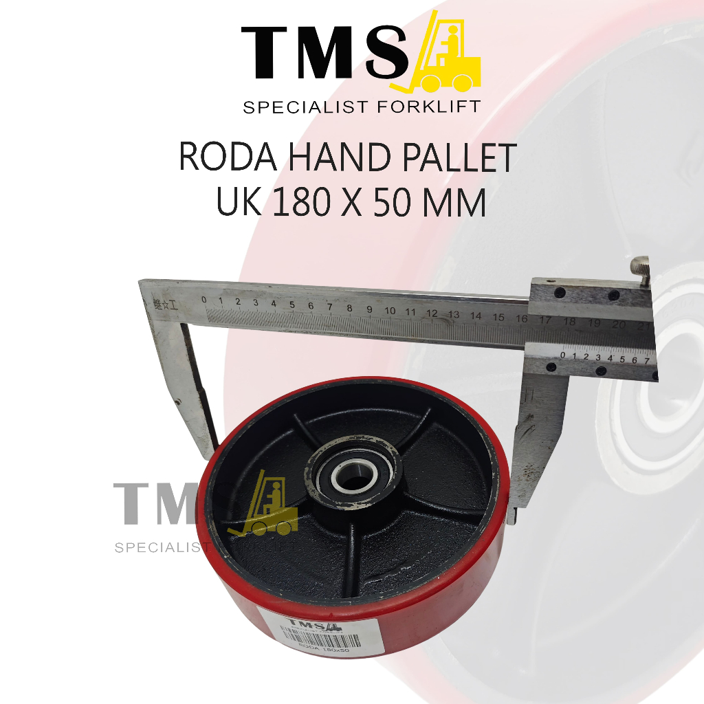 Roda Hand Pallet 180x50 Steering Wheel Heavy Duty - Gambar 3