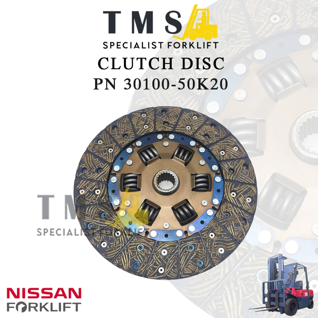 Disc Clutch Forklift Nissan Part Number 30100-50K20 Kampas Kopling 1.5-3 Ton - Gambar 2