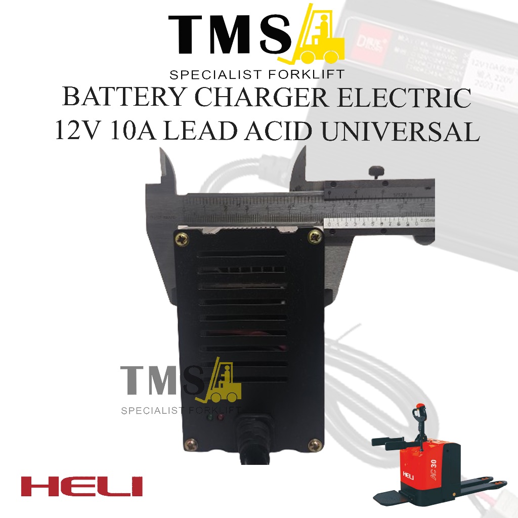Battery Charger Eletric Battery 12V 10A Casan Pallet Mover Lead Acid - Gambar 4