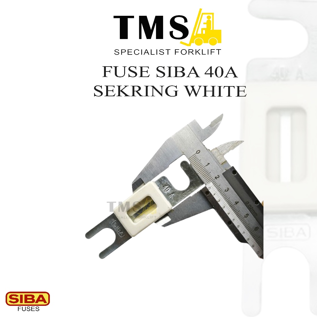 Fuse SIBA 9005805 40A 80V V-Fuse Sekring Forklift Sparepart - Gambar 4