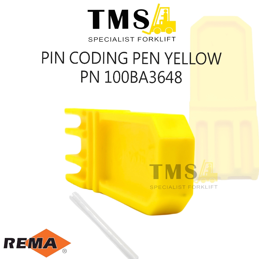 Coding Pin Yellow REMA 100BA3648 Socket Battery Forklift Electric - Gambar 4