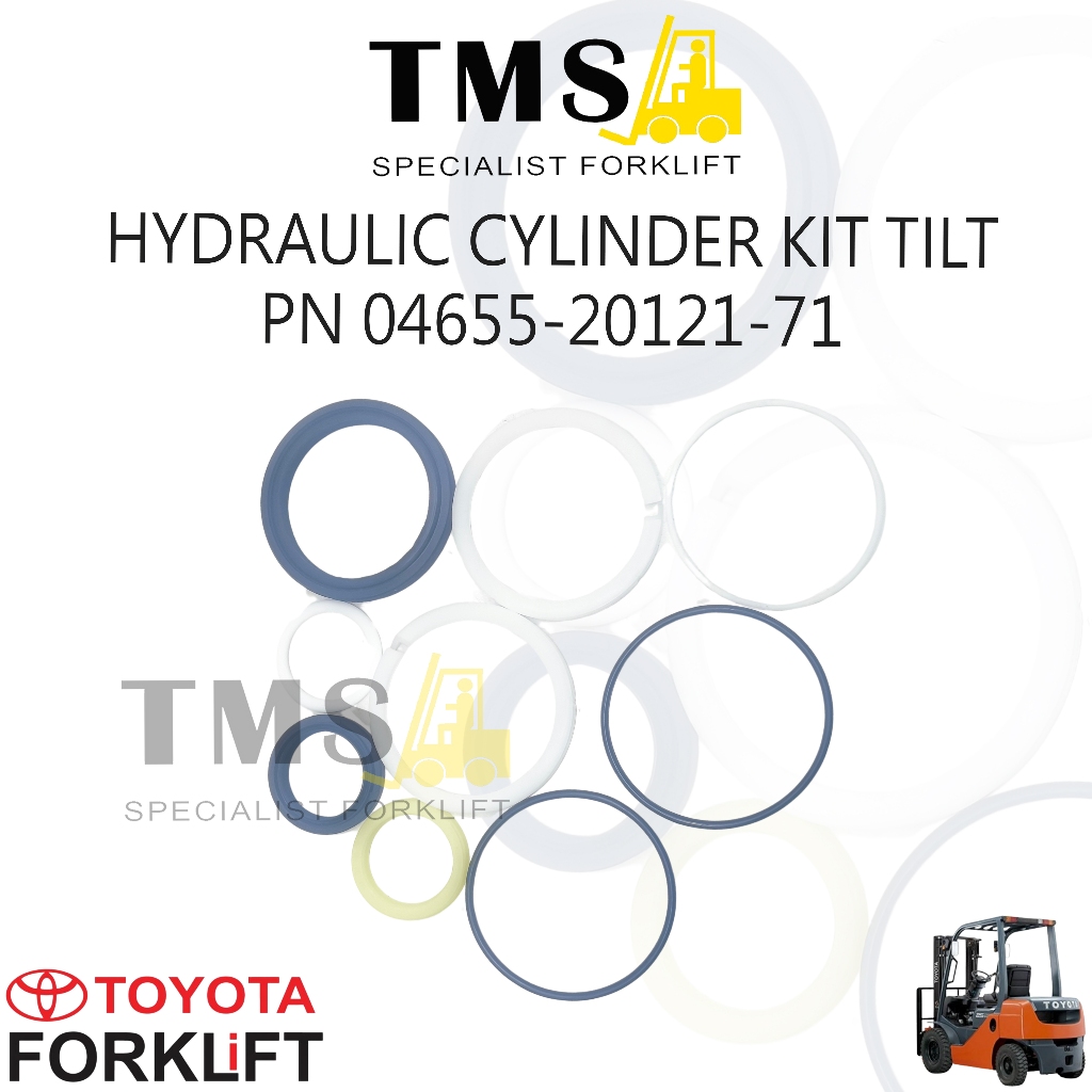 hydraulic Cylinder Kit Tilt Part Number 04655-20121-71 for Toyota 8FD 8FG - Gambar 2