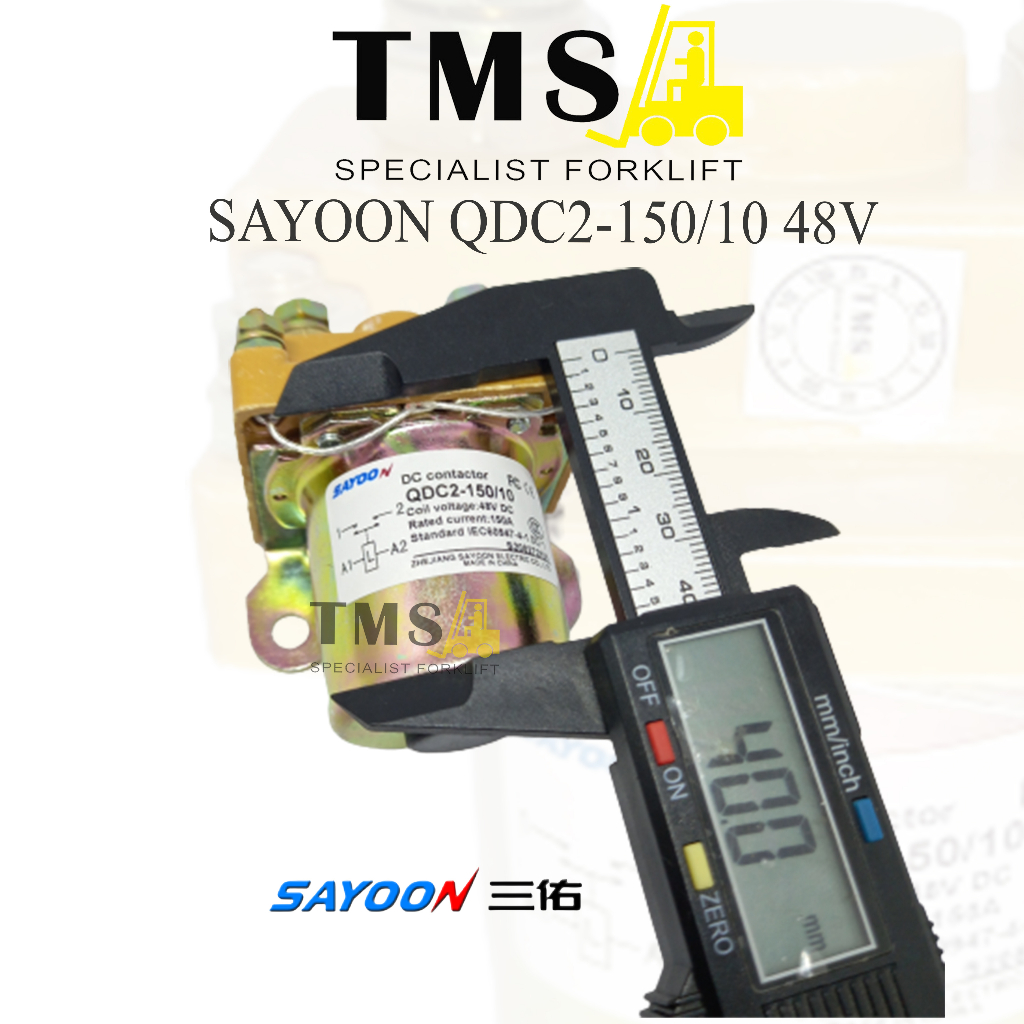 Sayoon Contactor QDC2-150 150A 48V 1NO QDC2 Electric Palet Mover - Gambar 5