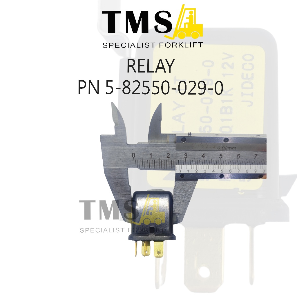 Relay 12V 5 Pin JIDECO MR5A001B1K Part Number 5-82550-029-0 Forklift - Gambar 5