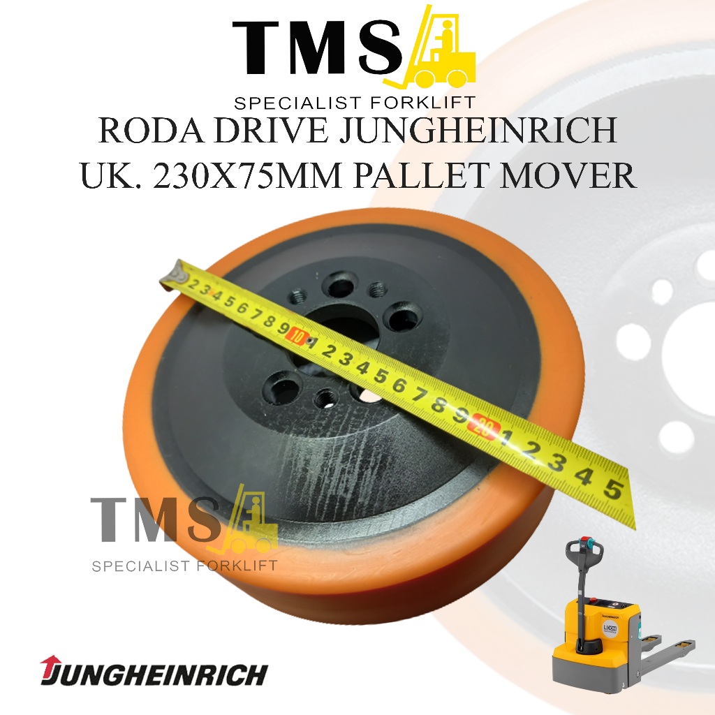 Roda Drive Wheel Jungheinrich 230x75 mm Pallet Mover Stacker Forklift - Gambar 2