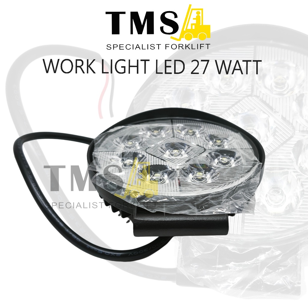 Lampu Work Light LED Circular 27W For Forklift - Gambar 3