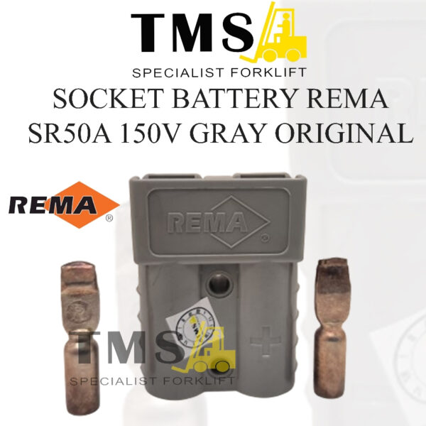Socket Charger Battery REMA SR 50 150V Gray