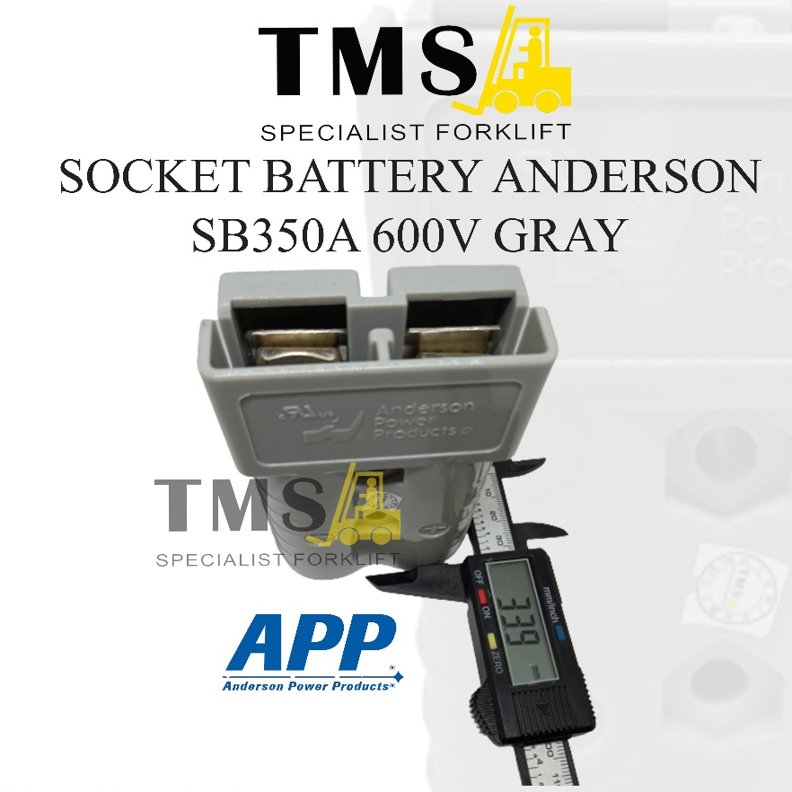 SOCKET ANDERSON SB350A - GRAY / ANDERSON SB 350A GRAY FOR FORKLIFT - Gambar 4