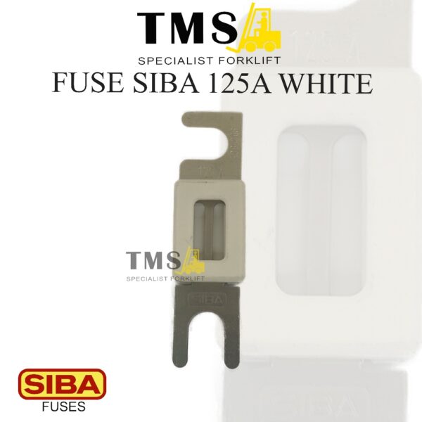 Fuse 125A for Forklift - White merk SIBA