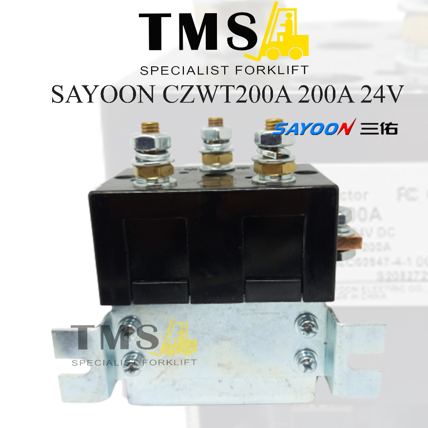 DC Contactor Sayoon DC182 CZWT200A 200A 24V ZJWT200 - Gambar 4
