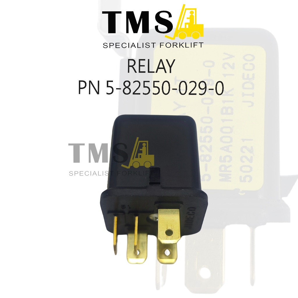 Relay 12V 5 Pin JIDECO MR5A001B1K Part Number 5-82550-029-0 Forklift - Gambar 2
