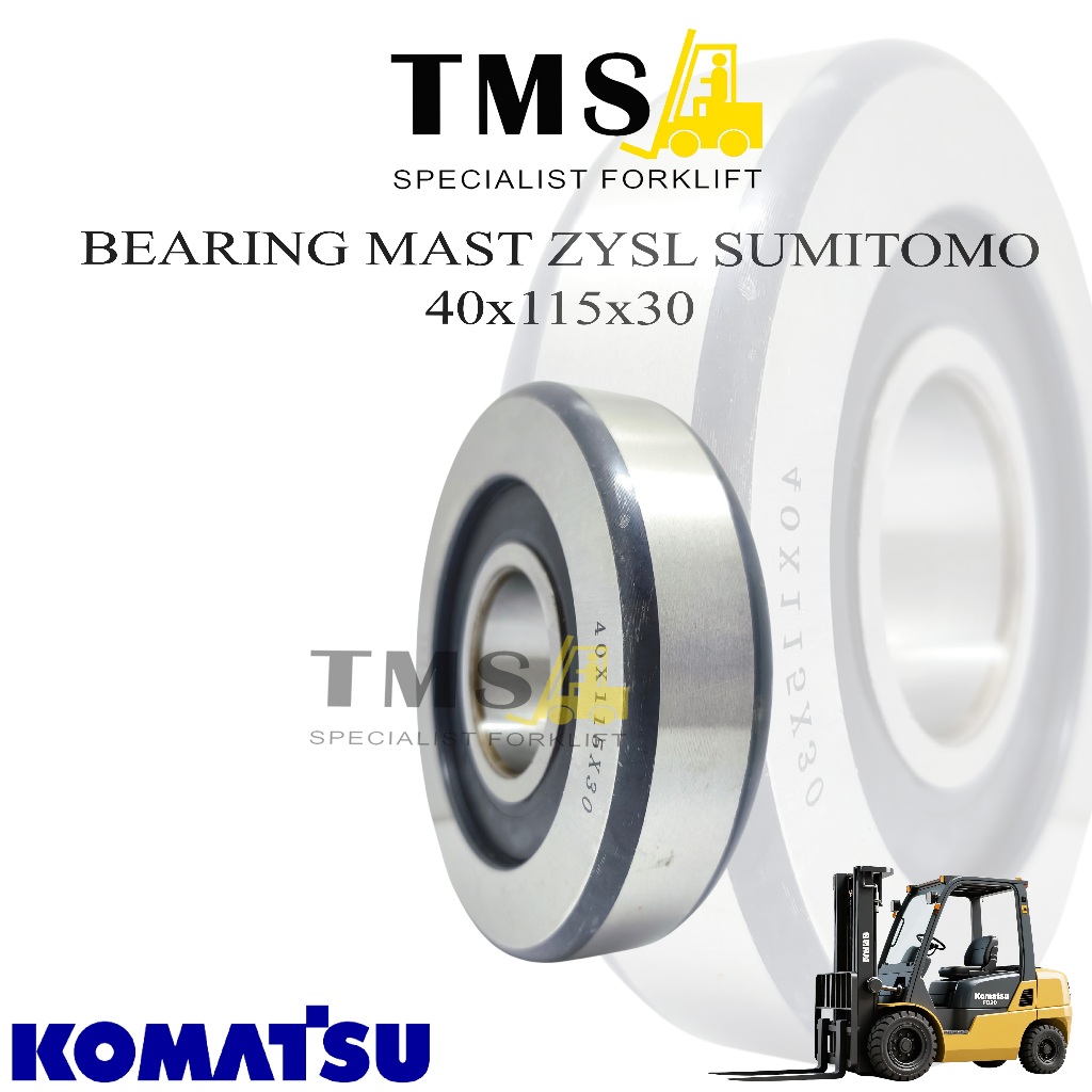 Mast Bearing Forklift 40x115x30 Forklift Komatsu FD - Gambar 3