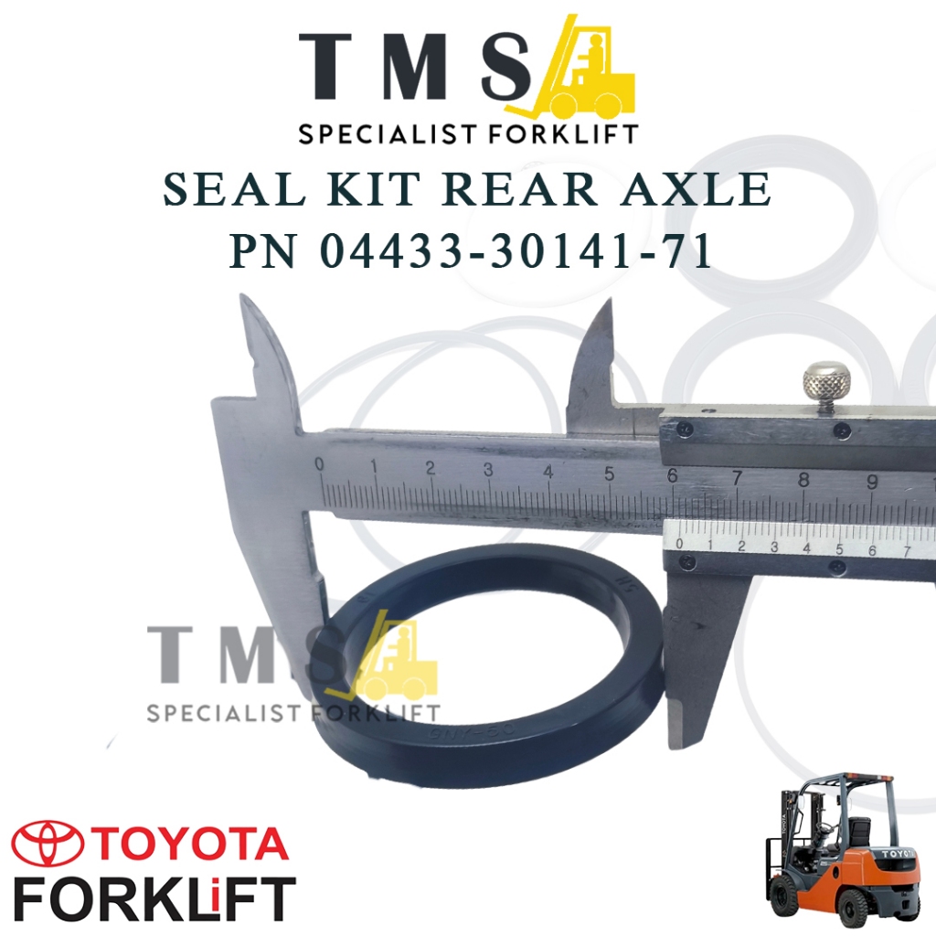 Seal Kit Rear Axle Toyota Forklift Part Number 04433-30141-71 O-H Kit Axle Belakang For Forklift - Gambar 3