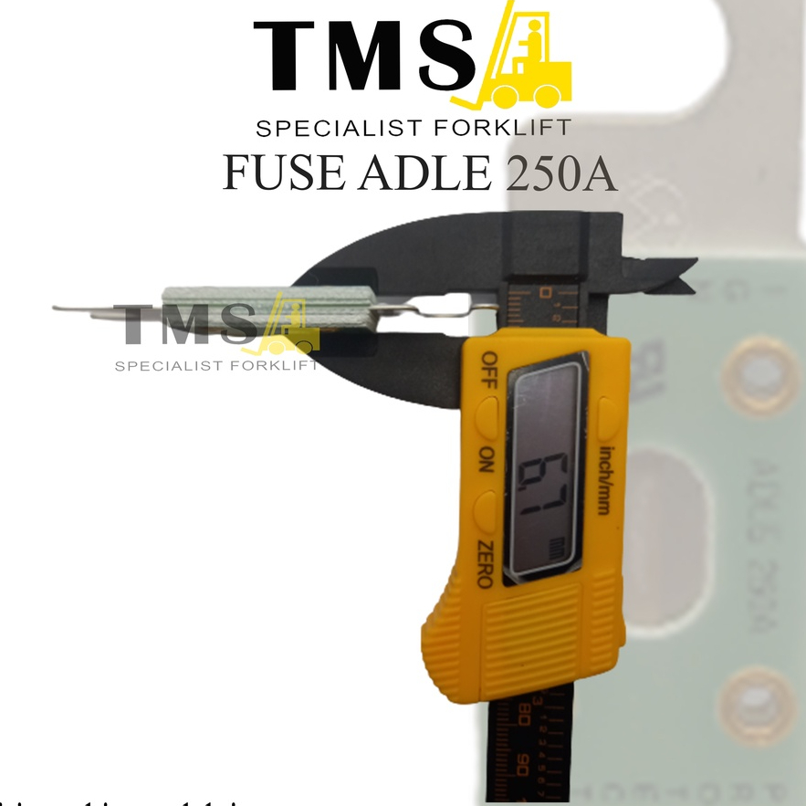 Fuse Adle Glass Copper Laminated 250A Sikring Forklift Volt DC - Gambar 4