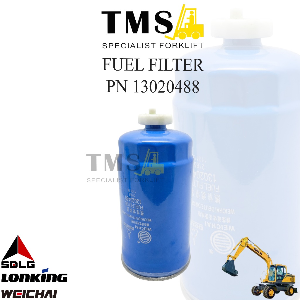 Fuel Filter Weichai, Lonking, SDLG 13020488 Excavator - Gambar 2