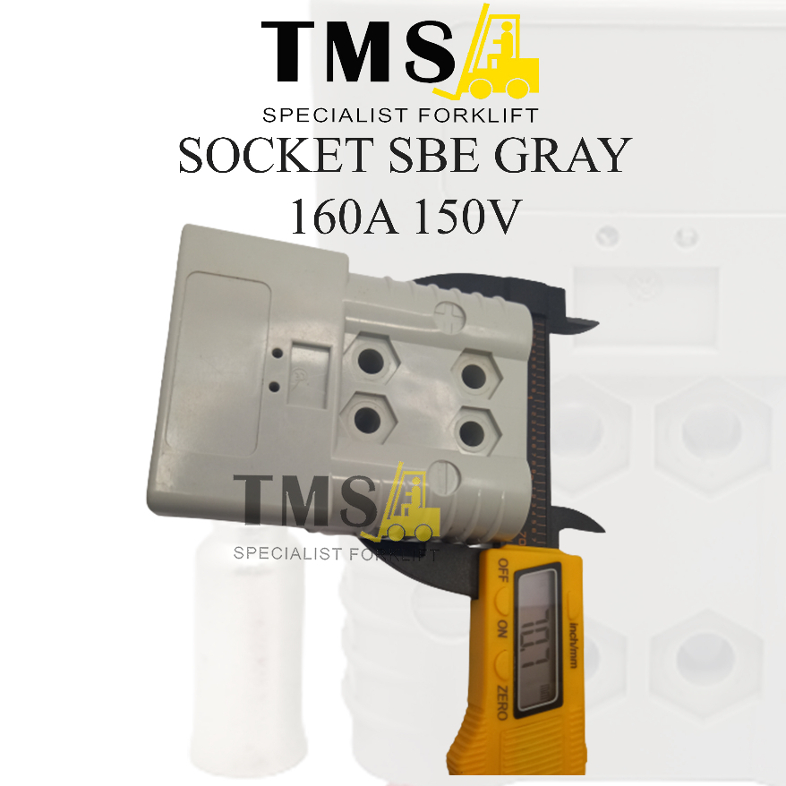 Socket Plug Battery DC SBE160A Gray Plug Forklift Electric SBE - Gambar 4