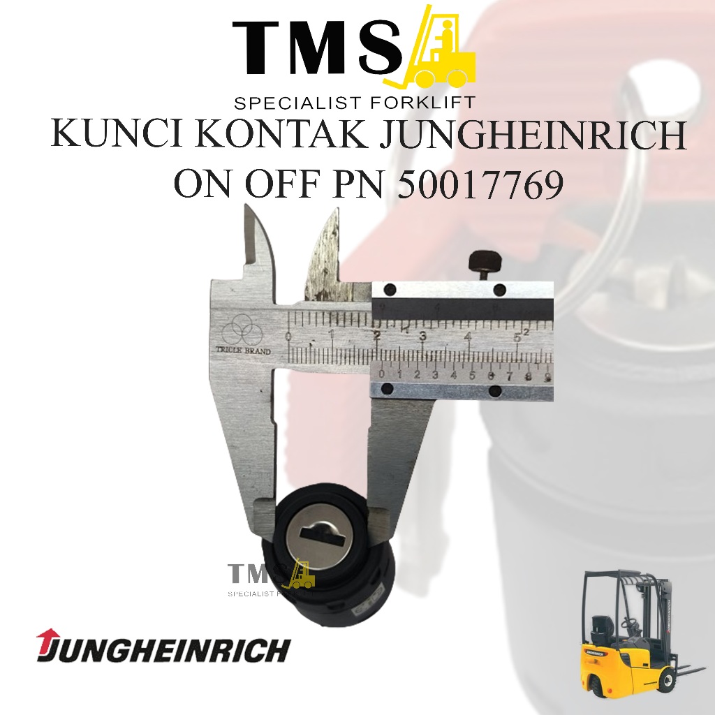 Kunci Kontak Forklift Jungheinrich 50017769 Reachtruck Switch Ignition Switch On Off Counter Balance - Gambar 4