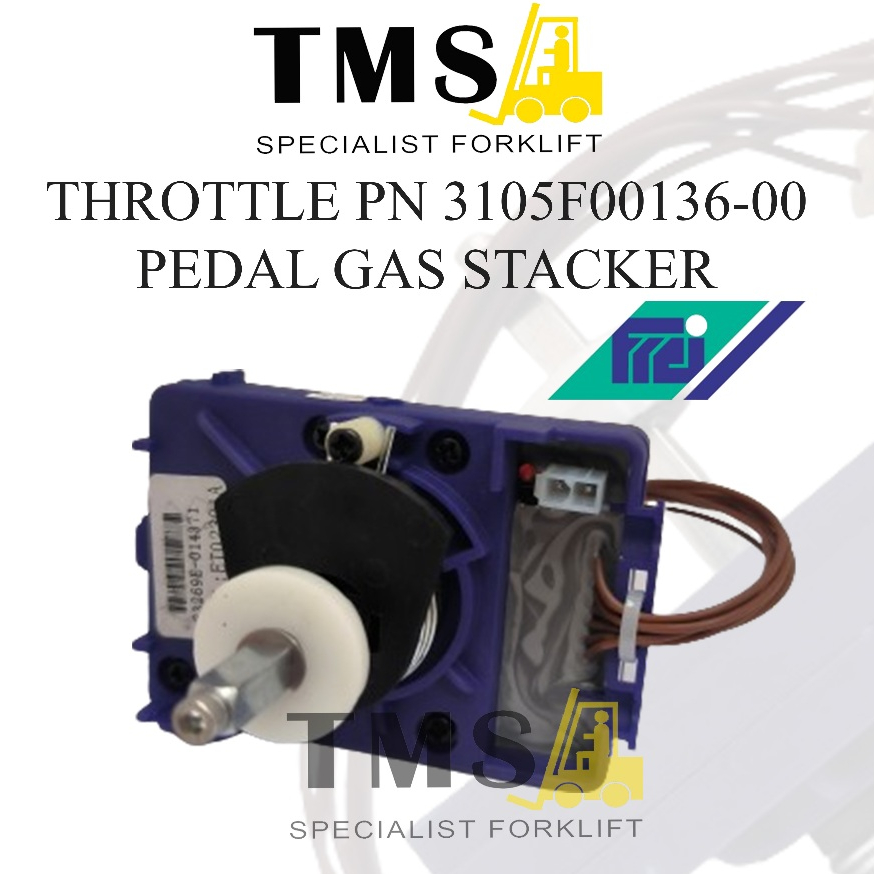 Throttle 3105F00136-00 Accelerator Pallet Stacker Pedal Gas Stacker Forklift - Gambar 2