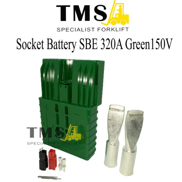 Socket Battery SBE320A Green150V DC for Forklift