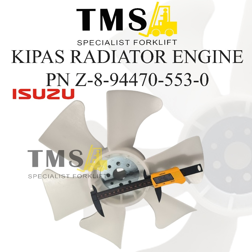 Kipas Radiator Fan Isuzu Engine Z-8-94470-553-0 - Gambar 2