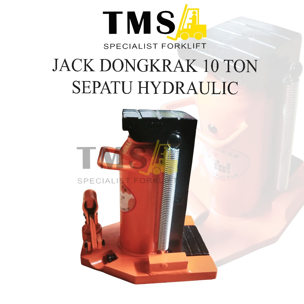 Dongkrak Sepatu Hydraulic JACK 10 Ton Forklift Alat Berat - Gambar 2