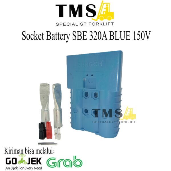 Socket Battery SBE320A BLUE 150V DC For Forklift